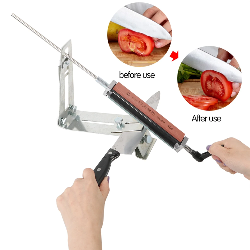 150-1500Grit Whetstone Professional Fix-Angle Sharpener Table Leather Sharpening and Polishing Home Kitchen Knife Sharpener
150-1500Grit Whetstone Professional Fix-Angle Sharpener Table Leather Sharpening and Polishing Home Kitchen Knife Sharpener