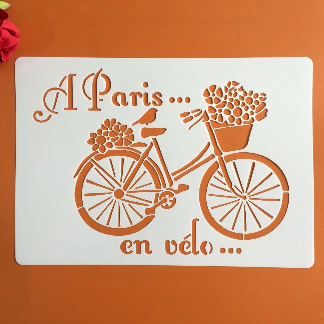 A4 29 * 21cm bicycle Mandala DIY Stencils Wall Painting Scrapbook Coloring Embossing Album Decorative Paper Card Template
A4 29 * 21cm bicycle Mandala DIY Stencils Wall Painting Scrapbook Coloring Embossing Album Decorative Paper Card Template