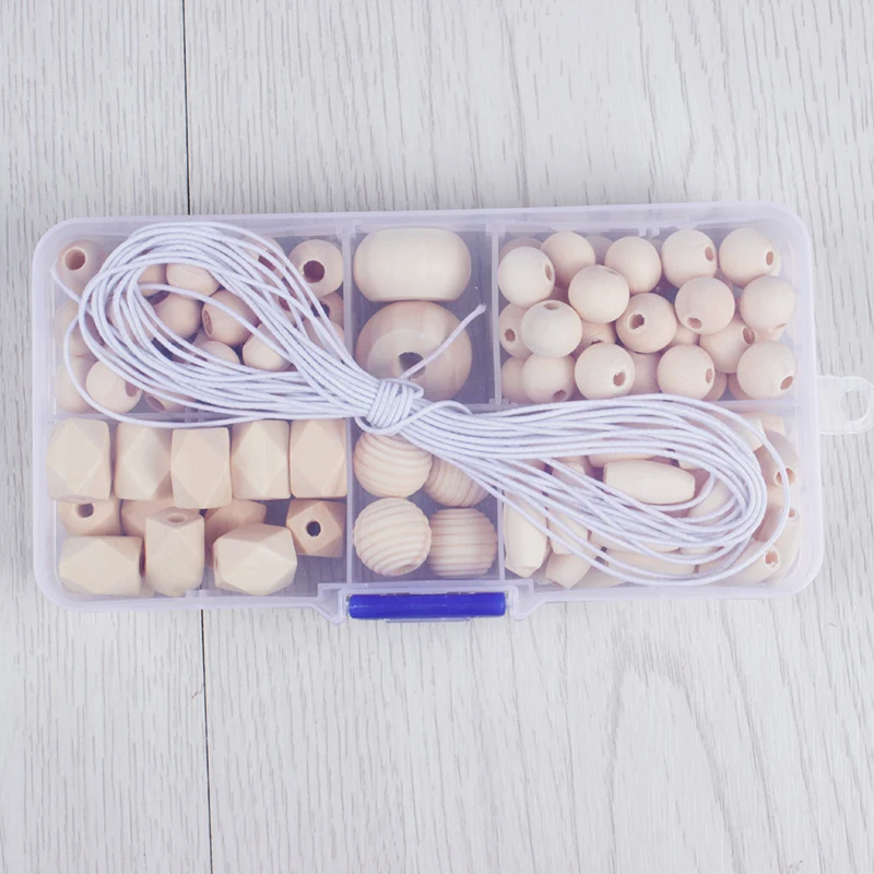Wooden Beads Baby Teether Making Pacifier Chain Wooden DIY Crafts Newborn Teething DIY Accessories Wooden Jewelry
Wooden Beads Baby Teether Making Pacifier Chain Wooden DIY Crafts Newborn Teething DIY Accessories Wooden Jewelry