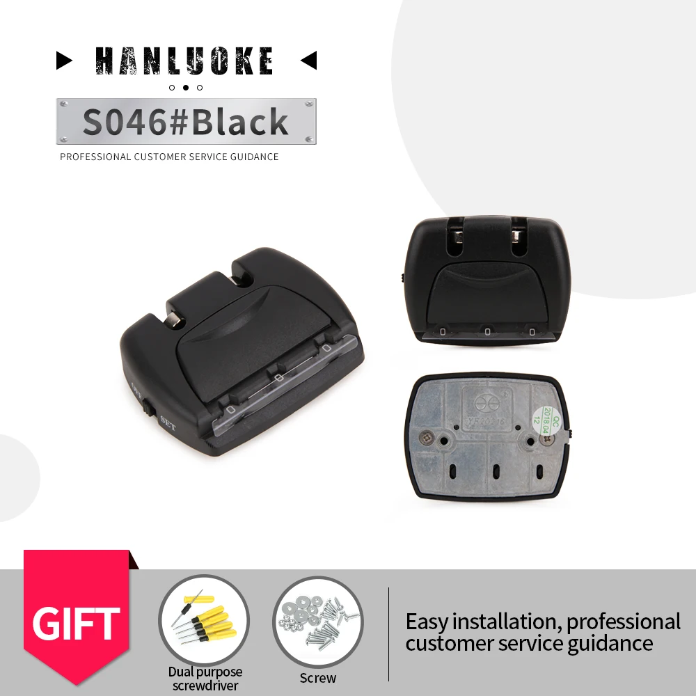 Дорожная тележка HANLUOKE s046, комбинированный замок для багажа, аксессуары, замок, пряжка, Три универсальные фиксированные замки на заказ
Дорожная тележка HANLUOKE s046, комбинированный замок для багажа, аксессуары, замок, пряжка, Три универсальные фиксированные замки на заказ