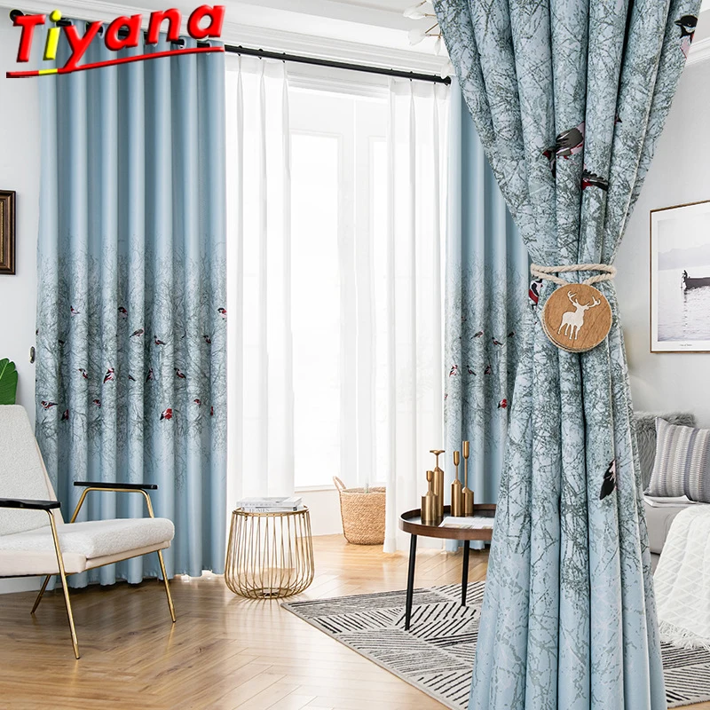 Birds Curtains for Living Room Modern Trees Blue/Grren Window Drapes for Bedroom Cartoon Animals Panels *VT
Birds Curtains for Living Room Modern Trees Blue/Grren Window Drapes for Bedroom Cartoon Animals Panels *VT
