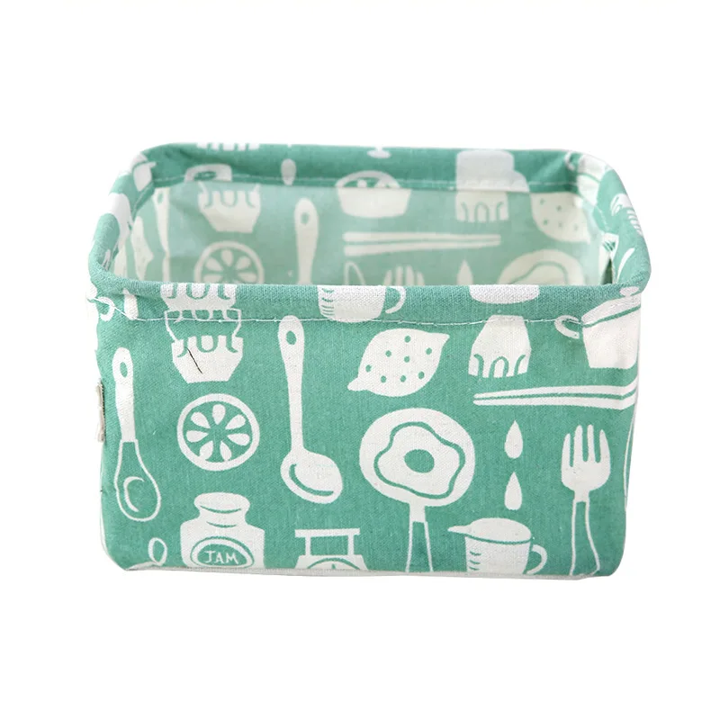 Printed Cotton and Linen with Handle Storage Basket Sundries Storage Basket Fabric Desktop Cosmetics Storage Box Storage Basket
Printed Cotton and Linen with Handle Storage Basket Sundries Storage Basket Fabric Desktop Cosmetics Storage Box Storage Basket