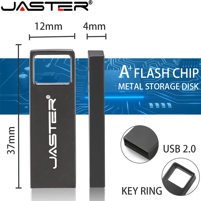 JASTER Mini Metal Flash Drive USB 2.0 Black Silver Creative Pendrive 4G 8GB 16GB 32GB 64GB 128GB Free Custom Logo Wholesale Gift
JASTER Mini Metal Flash Drive USB 2.0 Black Silver Creative Pendrive 4G 8GB 16GB 32GB 64GB 128GB Free Custom Logo Wholesale Gift