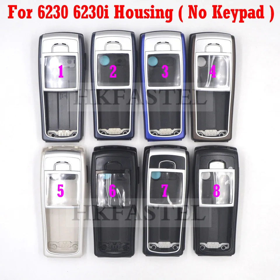 5A Высокое качество Корпус для Nokia 6230 6230i Новый Полный Мобильный телефон Чехол (без
