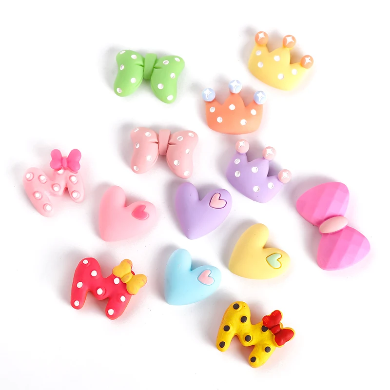 10pcs Resin Love Heart Bowknot Decoration Crafts Flatback Cabochon Embellishments For Scrapbooking Kawaii Diy Accessories
10pcs Resin Love Heart Bowknot Decoration Crafts Flatback Cabochon Embellishments For Scrapbooking Kawaii Diy Accessories