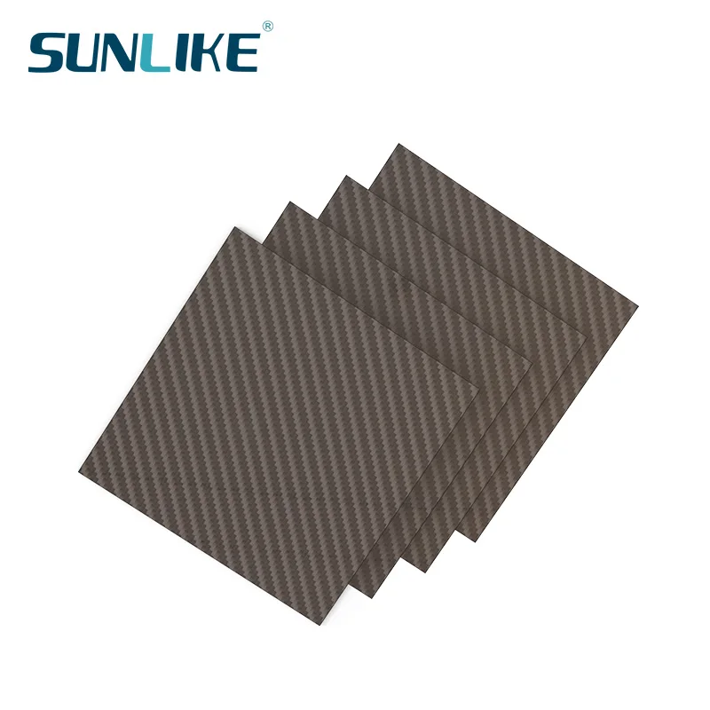 

400mm X 200MM Matte Surface 3K Carbon Fiber Sheet Plate Panel 0.5mm 1mm 1.5mm 2mm 3mm 4mm 5mm High Composite Hardness RC Model