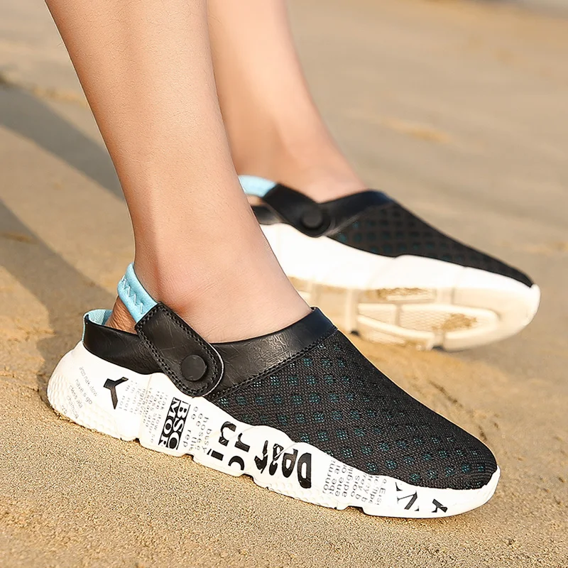 Allwesome Shoes Men Summer Massage Clogs Beach Sandals Slippers Slipers Comfotrtable Shoes Zapatos De Hombre Big Size 46 
Allwesome Shoes Men Summer Massage Clogs Beach Sandals Slippers Slipers Comfotrtable Shoes Zapatos De Hombre Big Size 46