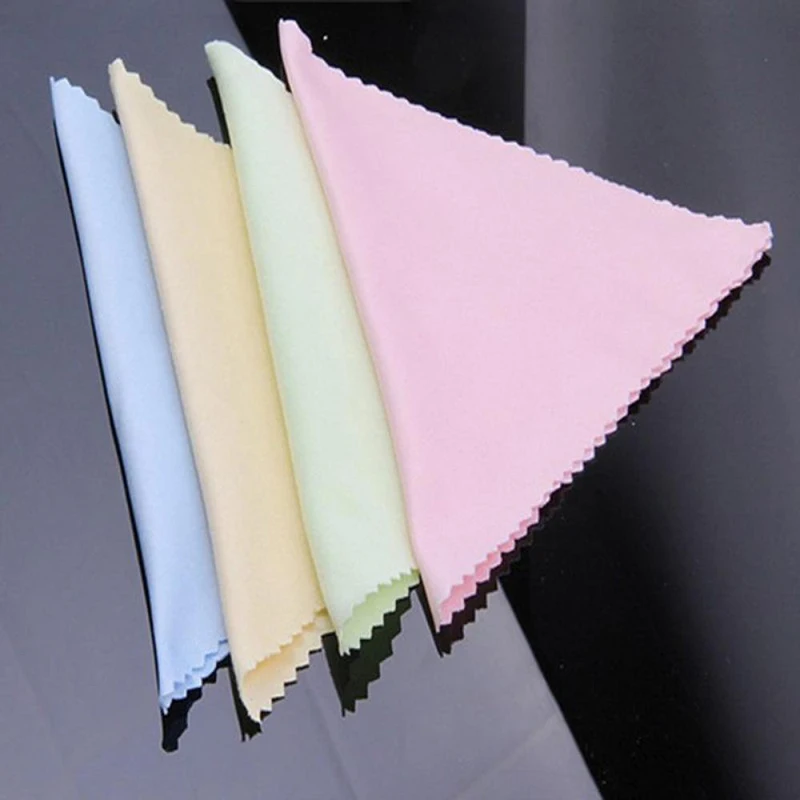 

High Quality Soft Chamois Glasses Cleaner 100*100mm Eyeglasses Microfiber Clean Cloth For Lens Phone Screen Cleaning Wipes Tools