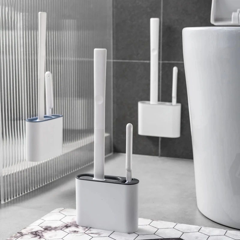 Silicone Head Toilet Brush Two-piece Suit Quick Drain Toilet Brush Clean Tools Toilets Products Set For Bathroom Wc Accessories
Silicone Head Toilet Brush Two-piece Suit Quick Drain Toilet Brush Clean Tools Toilets Products Set For Bathroom Wc Accessories
