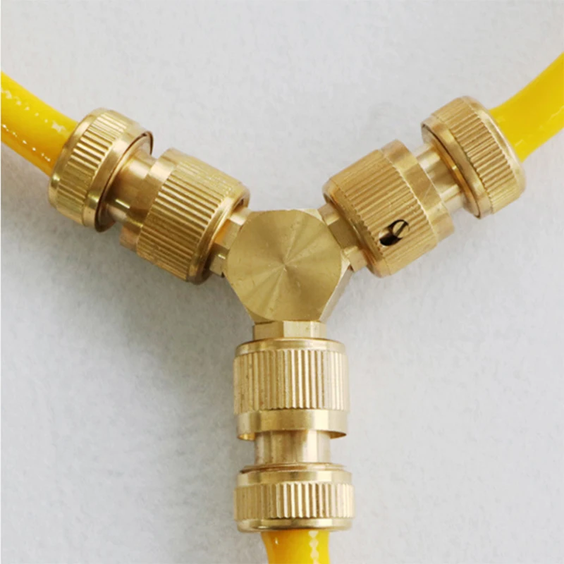 1pc Solid Brass 3-Way Nipple1/2" 16mm Hose Quick Connector Tap Diverter Adapter Garden Irrigation Tee Joint
1pc Solid Brass 3-Way Nipple1/2" 16mm Hose Quick Connector Tap Diverter Adapter Garden Irrigation Tee Joint