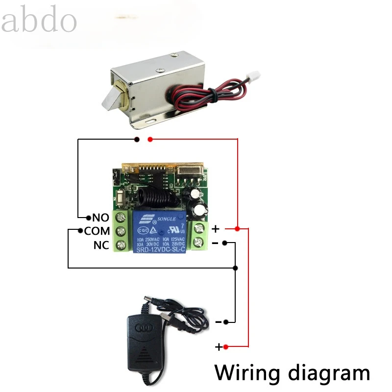 Infrared remote control electric lock wireless remote control switch electric plug lock DC12V remote control electric lock set
Infrared remote control electric lock wireless remote control switch electric plug lock DC12V remote control electric lock set