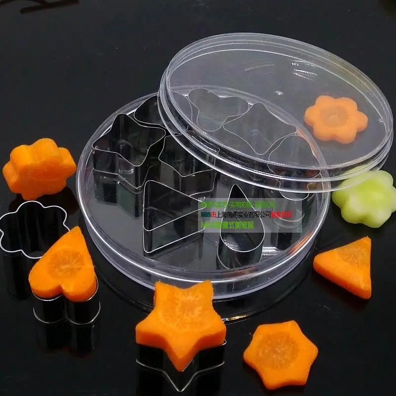 Stainless Steel 12-piece Set Baking Tools Fruit Embossed Biscuit Mold Fruit and Vegetable Modeling Mold
Stainless Steel 12-piece Set Baking Tools Fruit Embossed Biscuit Mold Fruit and Vegetable Modeling Mold