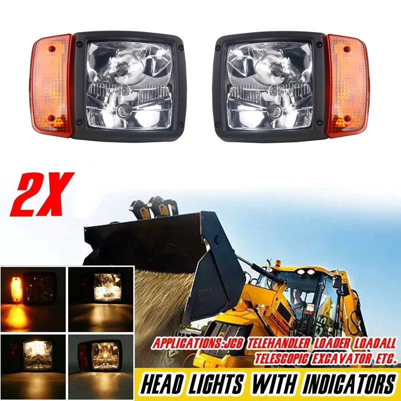 Tractor Trailer LED Headlights 24V Turn Signal Indicator Lamp Work Light for Excavator JCB Telehandler Loader
Tractor Trailer LED Headlights 24V Turn Signal Indicator Lamp Work Light for Excavator JCB Telehandler Loader