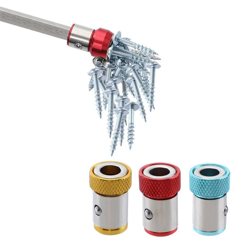 1/4'' 6.35mm Screwdriver Magnetic Ring S2 Alloy Steel Removable Magnet Driver Hex Electric Screwdriver Bit Strong Magnetizer
1/4'' 6.35mm Screwdriver Magnetic Ring S2 Alloy Steel Removable Magnet Driver Hex Electric Screwdriver Bit Strong Magnetizer