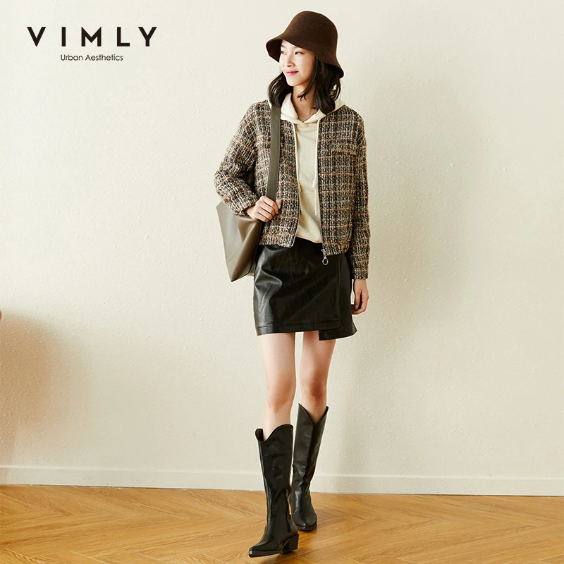 Vimly Women’s Short Jacket 2020 Fashion Plaid Striped Zipper Thicken Warm Winter Clothes Casual Ladies Coats Veste Femme F3018
Vimly Women’s Short Jacket 2020 Fashion Plaid Striped Zipper Thicken Warm Winter Clothes Casual Ladies Coats Veste Femme F3018