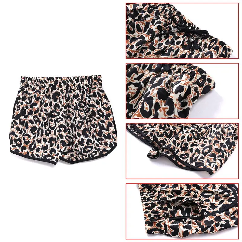 Womens Summer High Waist Boho Vintage Leopard Beach Shorts Casual Drawstring Elastic Waist Short Pants Boardshorts With Pockets
Womens Summer High Waist Boho Vintage Leopard Beach Shorts Casual Drawstring Elastic Waist Short Pants Boardshorts With Pockets