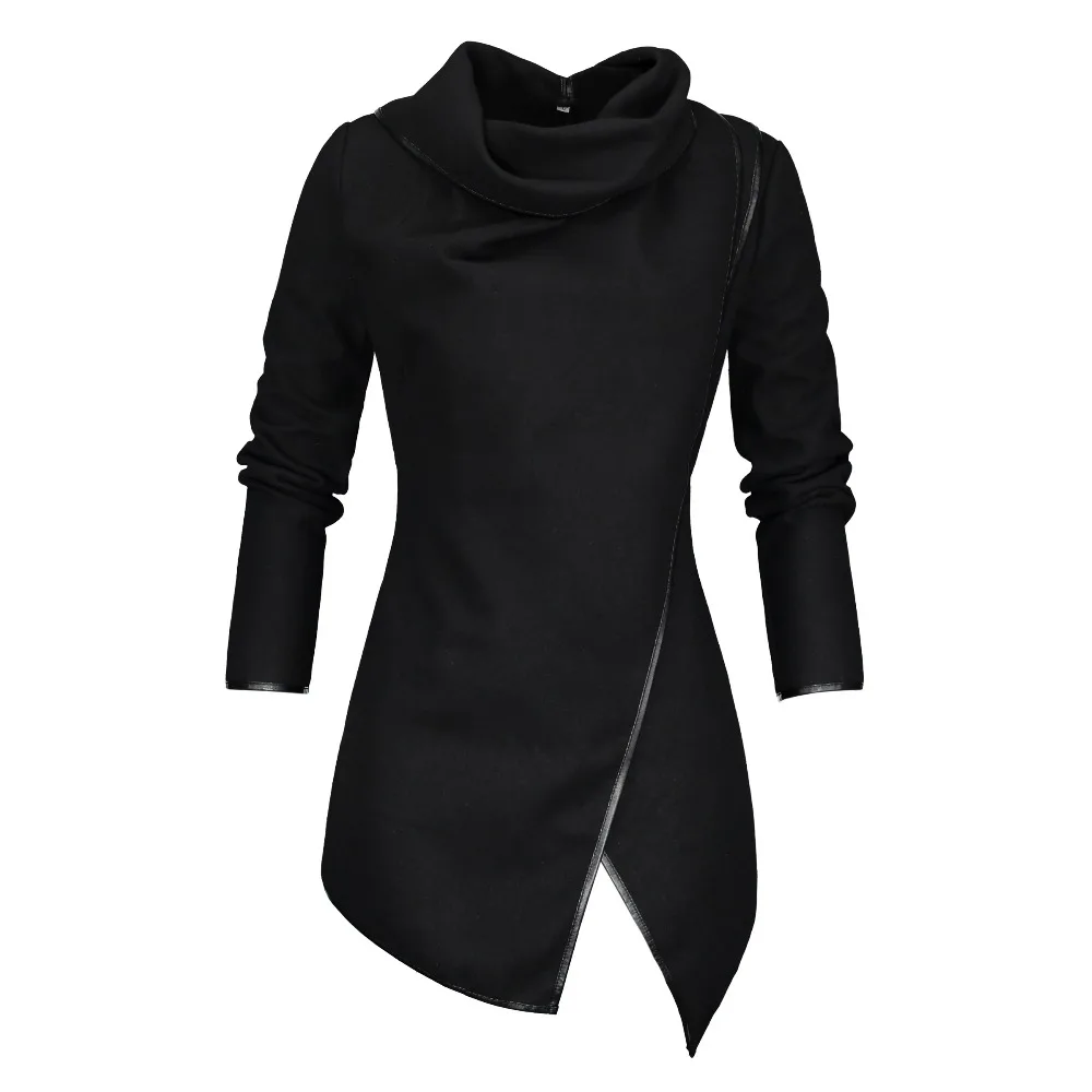 2019 Autumn Spring Coat Women Fashion Black Split Turtleneck Slim Overcoat Casual Plus Size Ladies Coats Outwear
2019 Autumn Spring Coat Women Fashion Black Split Turtleneck Slim Overcoat Casual Plus Size Ladies Coats Outwear