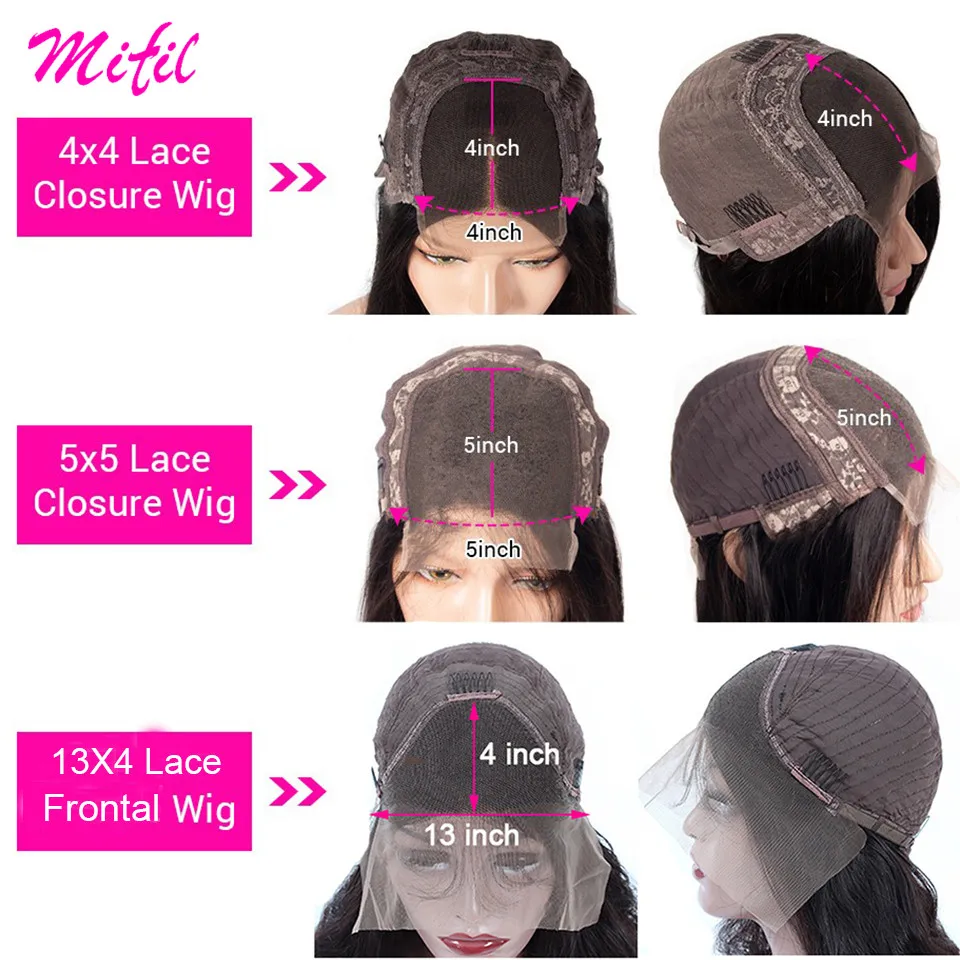 Кудрявые Парики Mifil HD на сетке предварительно выщипанные Детские волосы 100%