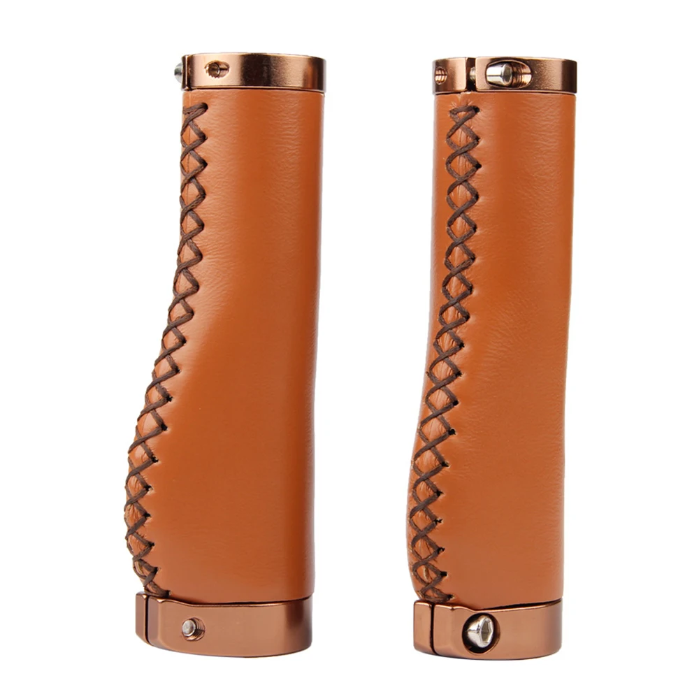 Handle Grips Bike Retro PU Leather Lockable Grips Bicycle Cycling Steering Wheel Anti-skid Handlebar Cover Cycling Equipment
Handle Grips Bike Retro PU Leather Lockable Grips Bicycle Cycling Steering Wheel Anti-skid Handlebar Cover Cycling Equipment