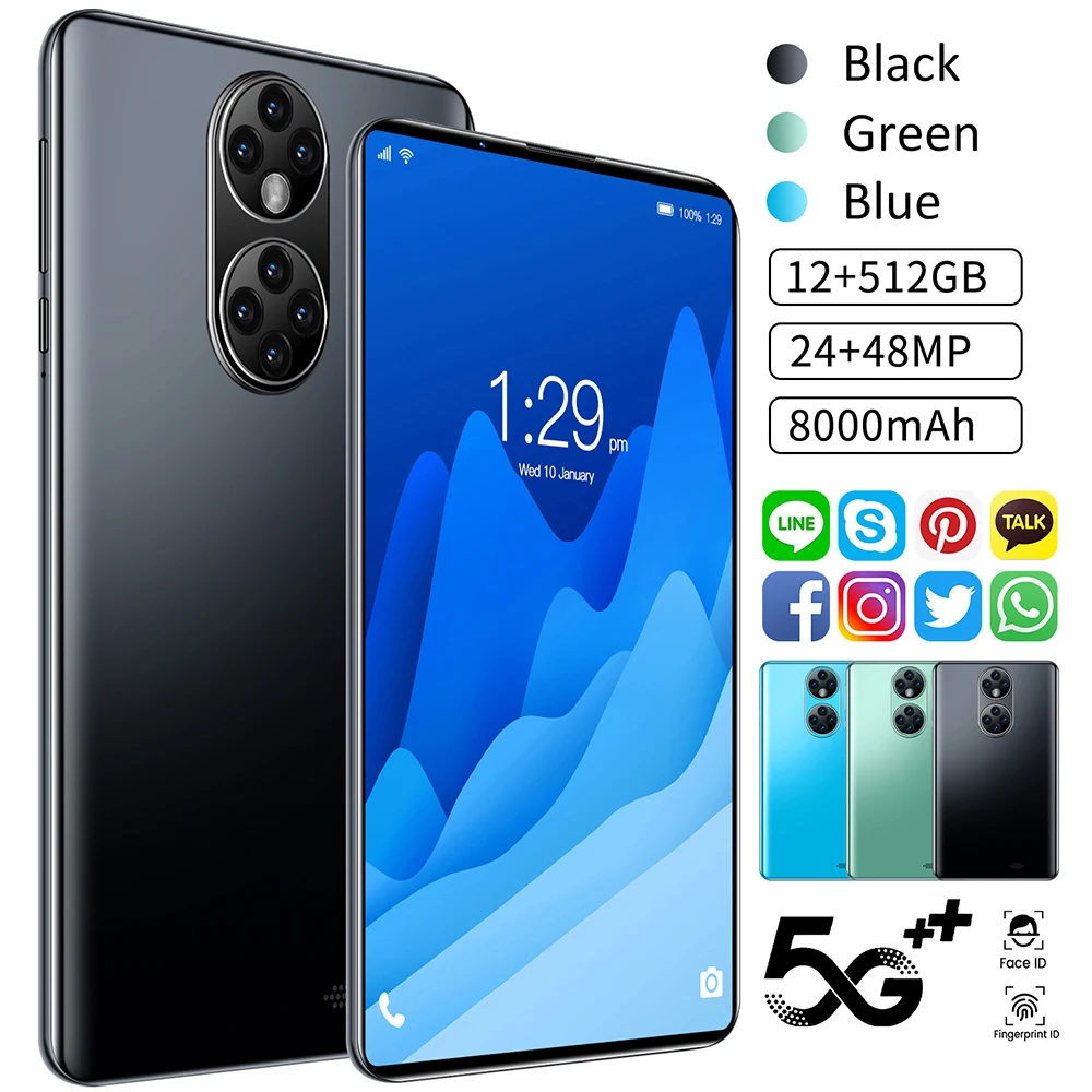 2021 Latest P50 7 Inch tablet 12GB RAM 512GB ROM 5G LTE 24/48MP 3440X1040 Android 12 Tablet
2021 Latest P50 7 Inch tablet 12GB RAM 512GB ROM 5G LTE 24/48MP 3440X1040 Android 12 Tablet