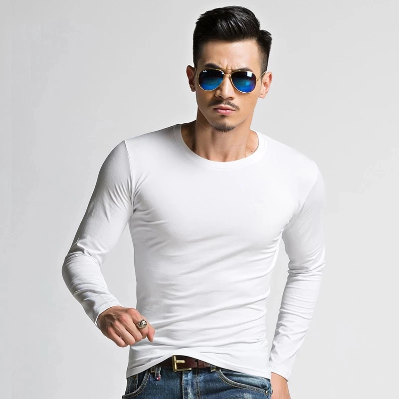2021 new spring and autumn men's clothing comfortable long-sleeved men's T-shirt O-neck solid color classic all-match
2021 new spring and autumn men's clothing comfortable long-sleeved men's T-shirt O-neck solid color classic all-match