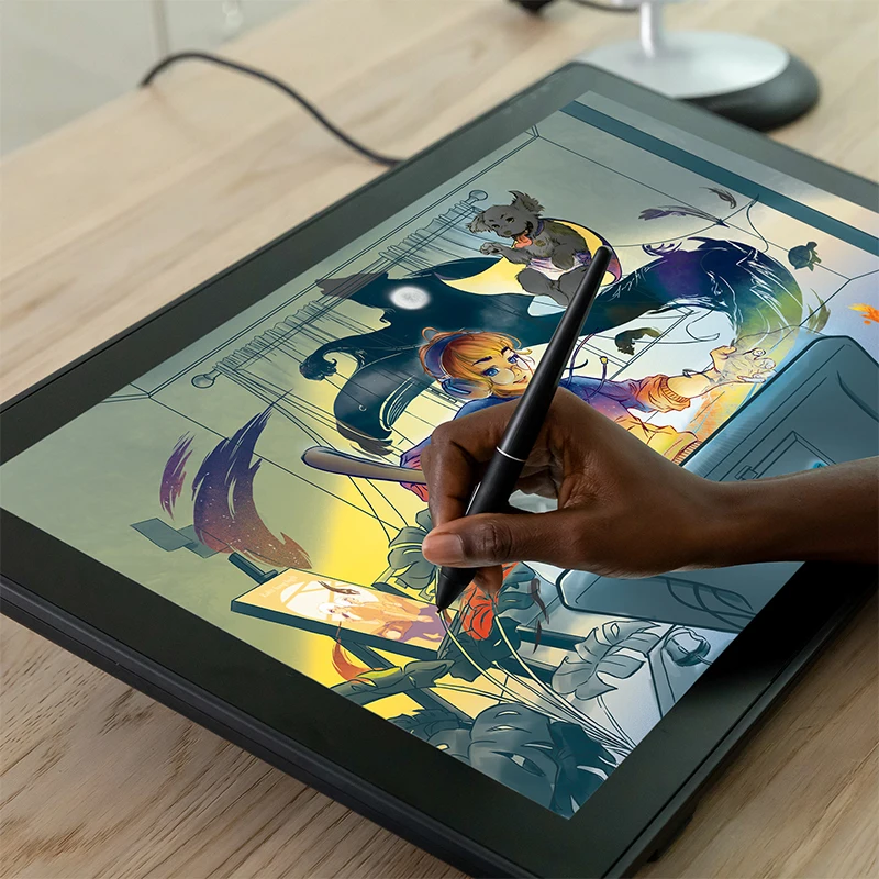 Huion Kamvas 24 2,5 K разрешение тонкий ЖК-экран Интерактивная ручка дисплей графический монитор для рисования
Huion Kamvas 24 2,5 K разрешение тонкий ЖК-экран Интерактивная ручка дисплей графический монитор для рисования
