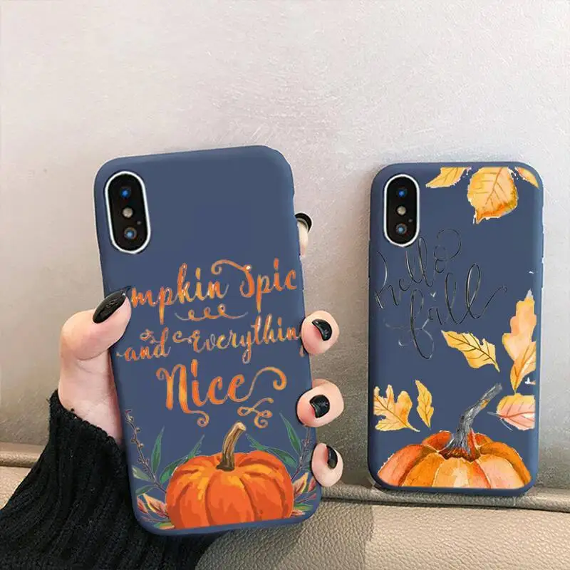 Pumpkin Happy Fall Phone Case For IPhone 6 6s 7 8 Plus X Xs Xr Xsmax 11 12 Pro Promax 12mini Candy Purple Silicone Cover
Pumpkin Happy Fall Phone Case For IPhone 6 6s 7 8 Plus X Xs Xr Xsmax 11 12 Pro Promax 12mini Candy Purple Silicone Cover