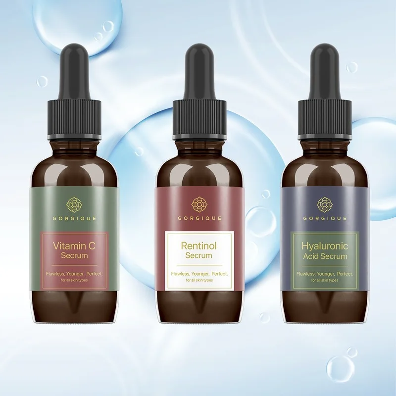 GORGIQUE 10ml/30ml Vitamin-C Retinol and Hyaluronic-Acid Serum for Anti Wrinkle and Dark Circle Remover
GORGIQUE 10ml/30ml Vitamin-C Retinol and Hyaluronic-Acid Serum for Anti Wrinkle and Dark Circle Remover