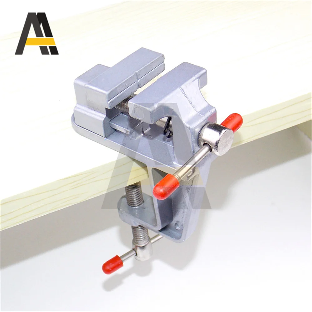 Mini 3.5" Aluminum Miniature Small Jewelers Hobby Clamp On Table Bench Vise Mini Miniature Tool Vice
Mini 3.5" Aluminum Miniature Small Jewelers Hobby Clamp On Table Bench Vise Mini Miniature Tool Vice