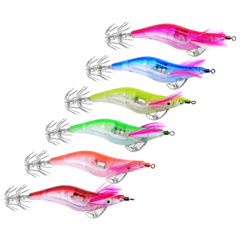 10cm 2.5# Luminous Fishing Lures 6pcs Electronic Shrimp Flash Bait Electronic Night Hard Bait
10cm 2.5# Luminous Fishing Lures 6pcs Electronic Shrimp Flash Bait Electronic Night Hard Bait