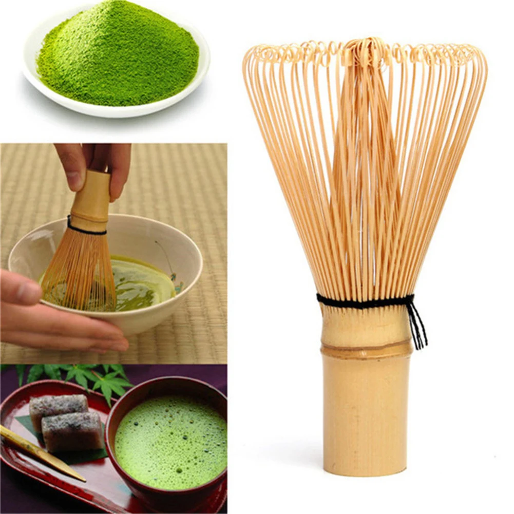 100 Prongs Matcha Green Tea Powder Whisk Matcha Japanese Natural Bamboo Whisk Brush Green Tea Tools Set Kitchen Accessories
100 Prongs Matcha Green Tea Powder Whisk Matcha Japanese Natural Bamboo Whisk Brush Green Tea Tools Set Kitchen Accessories