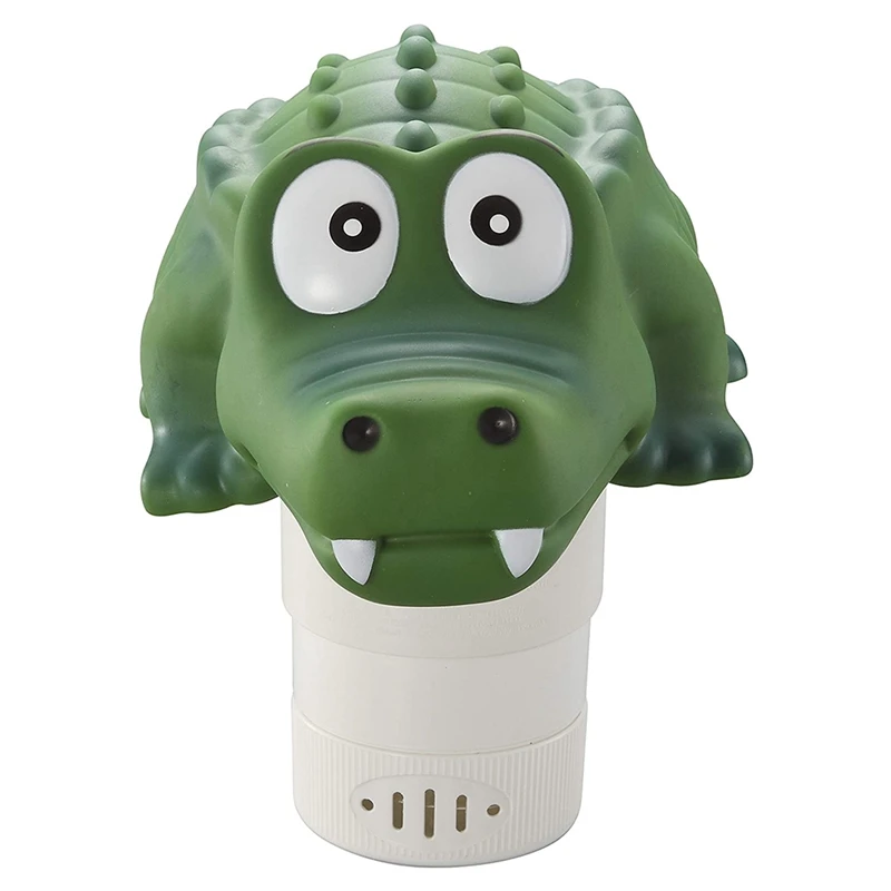 Alligator Cartoon Pool Floating Chlorine Dispensers Durable Material Large Capacity Foldable Design Floater Pool Accessories
Alligator Cartoon Pool Floating Chlorine Dispensers Durable Material Large Capacity Foldable Design Floater Pool Accessories