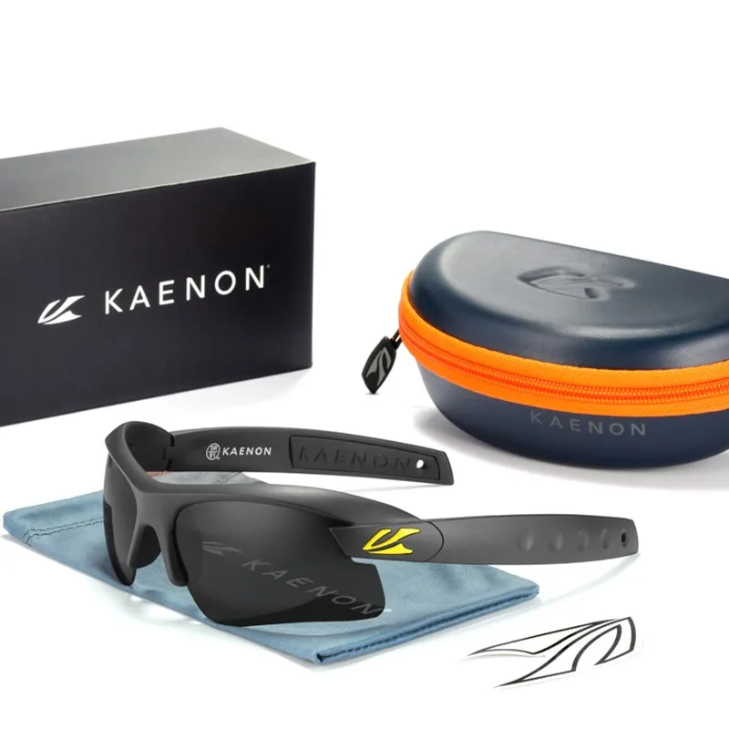 KAENON Polarized Sunglasses Men Outdoor Sports Sun Glasses Male 1.5mm Thickness UV400 Lenses Black Shades With Original Package
KAENON Polarized Sunglasses Men Outdoor Sports Sun Glasses Male 1.5mm Thickness UV400 Lenses Black Shades With Original Package