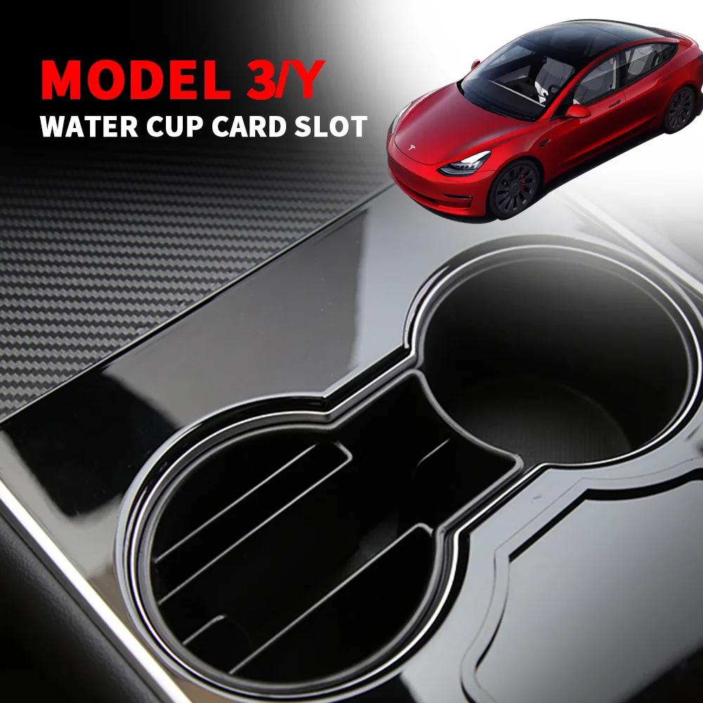 For Tesla Model 3/Y 2017-2021 ABS Car Armrest Box Water Cup Holder Insert Card Slot Storage Organizer Auto Interior Accessories
For Tesla Model 3/Y 2017-2021 ABS Car Armrest Box Water Cup Holder Insert Card Slot Storage Organizer Auto Interior Accessories