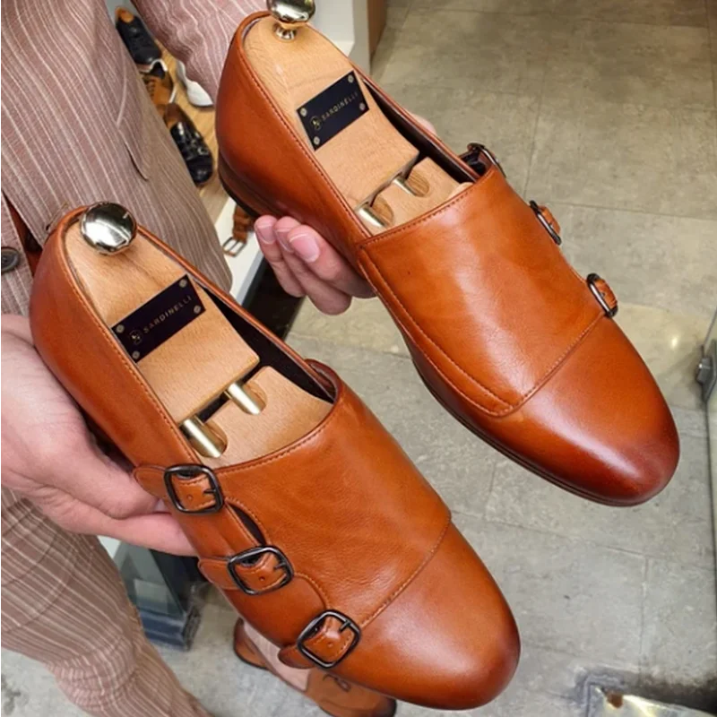 Men Dress Shoes Casual Business Fashion Pu Leather Low Heel British Style Classic Monk Strap Loafers Zapatos De Hombre KN060
Men Dress Shoes Casual Business Fashion Pu Leather Low Heel British Style Classic Monk Strap Loafers Zapatos De Hombre KN060