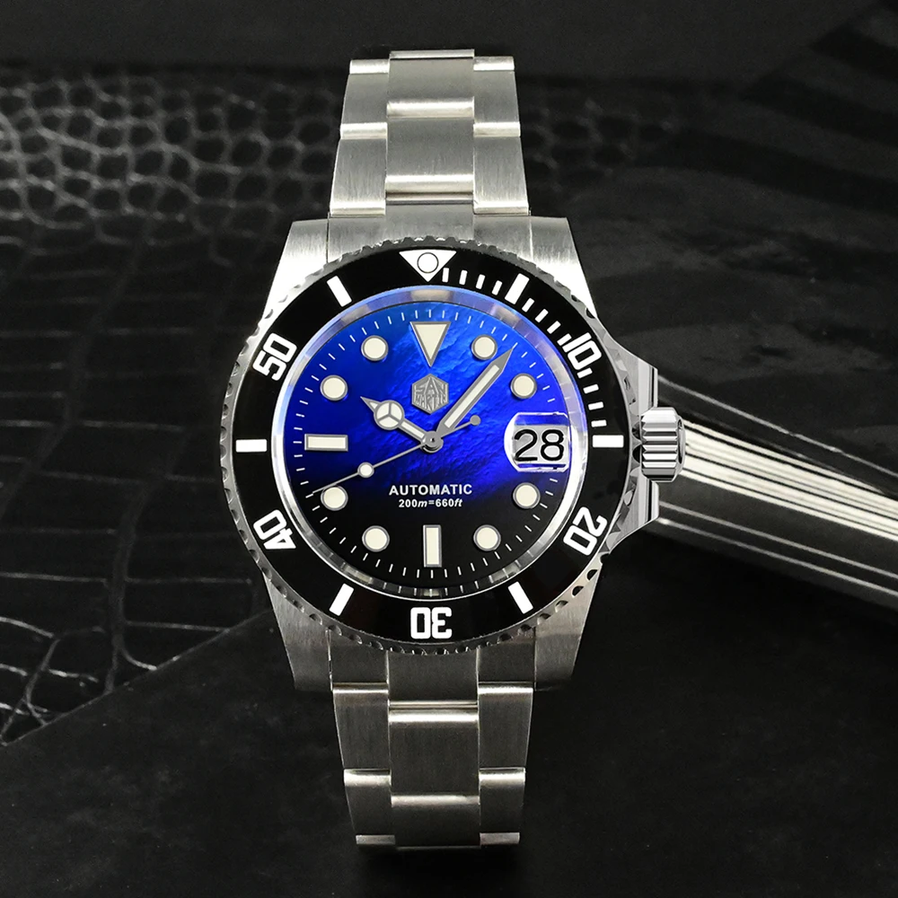San Martin 40.5mm MOP Dial Sub Diver Water Ghost Men Watches Sapphire Glass 20Bar SN017 Automatic Mechanical Watch for Men Male
San Martin 40.5mm MOP Dial Sub Diver Water Ghost Men Watches Sapphire Glass 20Bar SN017 Automatic Mechanical Watch for Men Male