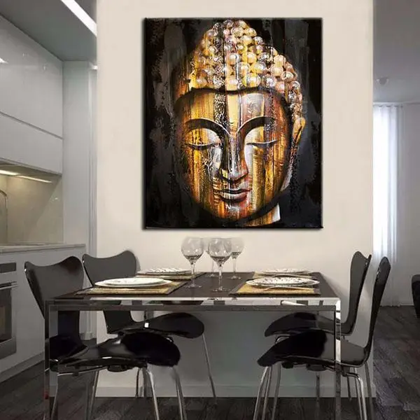 100% Hand Painted Figures Oil Painting Buddha Face Painting Modern Home Wall Art Decoration Gift
100% Hand Painted Figures Oil Painting Buddha Face Painting Modern Home Wall Art Decoration Gift