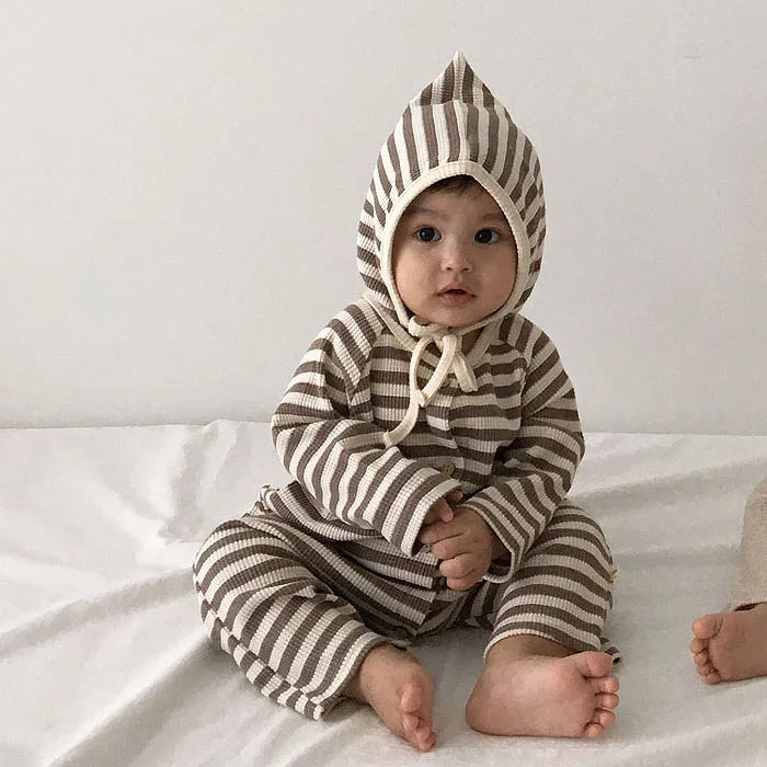 Korean Children's Clothing 2021 Baby Fall New Waffle Long Crawling Baby Romper Clothes
Korean Children's Clothing 2021 Baby Fall New Waffle Long Crawling Baby Romper Clothes