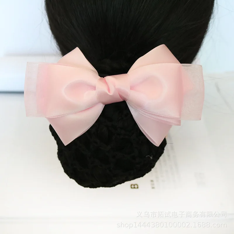 Women's Professional Head Flower Nurse Stewardess Hotel Bank Hairnet Decoration Fine Mesh Pocket Handmade Ribbon Bow FS053
Women's Professional Head Flower Nurse Stewardess Hotel Bank Hairnet Decoration Fine Mesh Pocket Handmade Ribbon Bow FS053