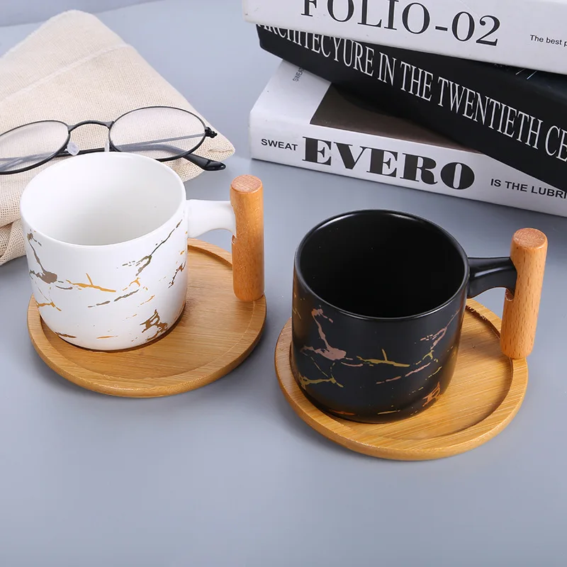 MT New Marble Plated Ceramic Cup Wooden Handle Antique Cup with Plate Matt Ceramic Water Mug Mug Mugs Coffee Cup
MT New Marble Plated Ceramic Cup Wooden Handle Antique Cup with Plate Matt Ceramic Water Mug Mug Mugs Coffee Cup