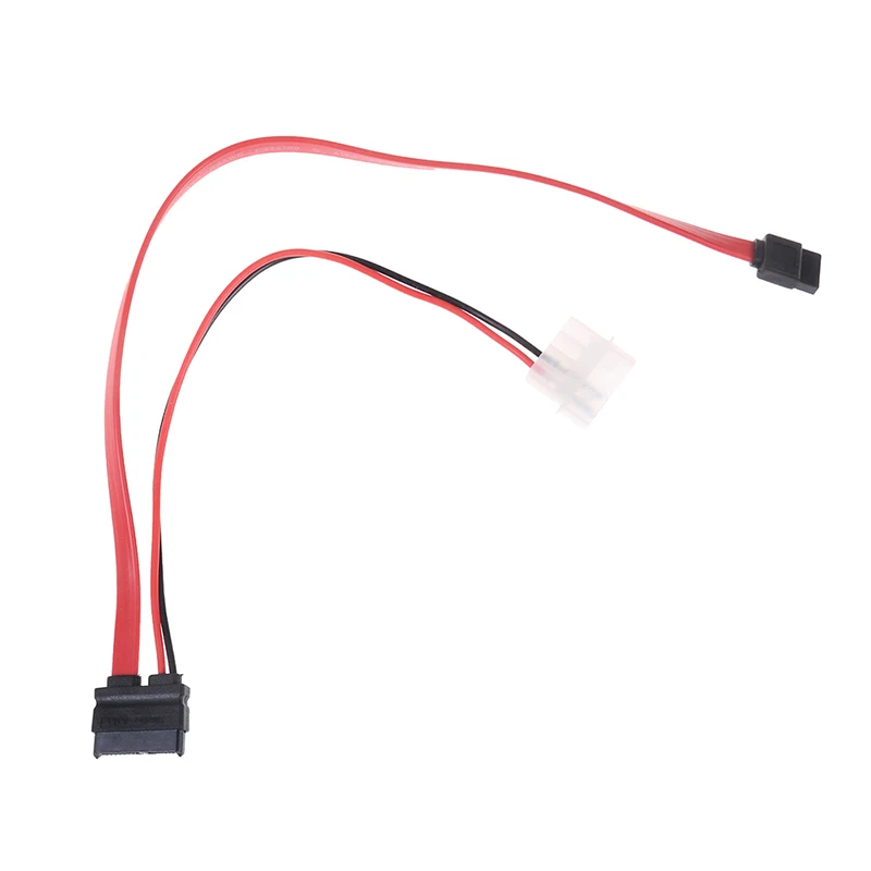 1pc Slimline SATA Power Cables To Molex Slim SATA 13 Pin(7P+6P) To 7pin + Power Cable For SATA Slimline Port 50cm
1pc Slimline SATA Power Cables To Molex Slim SATA 13 Pin(7P+6P) To 7pin + Power Cable For SATA Slimline Port 50cm