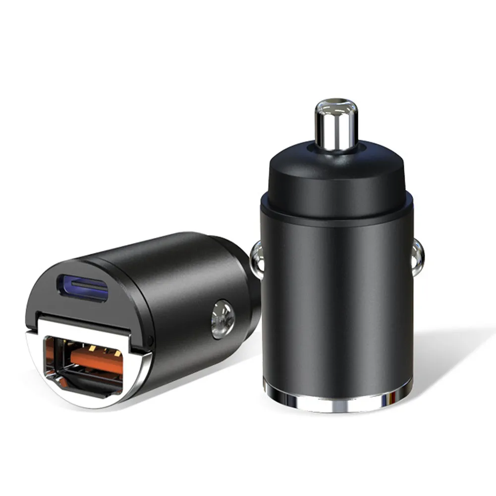 Car Mini PD Dual Port Car Charger 20w Car Smart Fast Charging Usb Qc3.0 DC12-24V USB+Type-C Car Charger DC Socket Cigar Lighter
Car Mini PD Dual Port Car Charger 20w Car Smart Fast Charging Usb Qc3.0 DC12-24V USB+Type-C Car Charger DC Socket Cigar Lighter