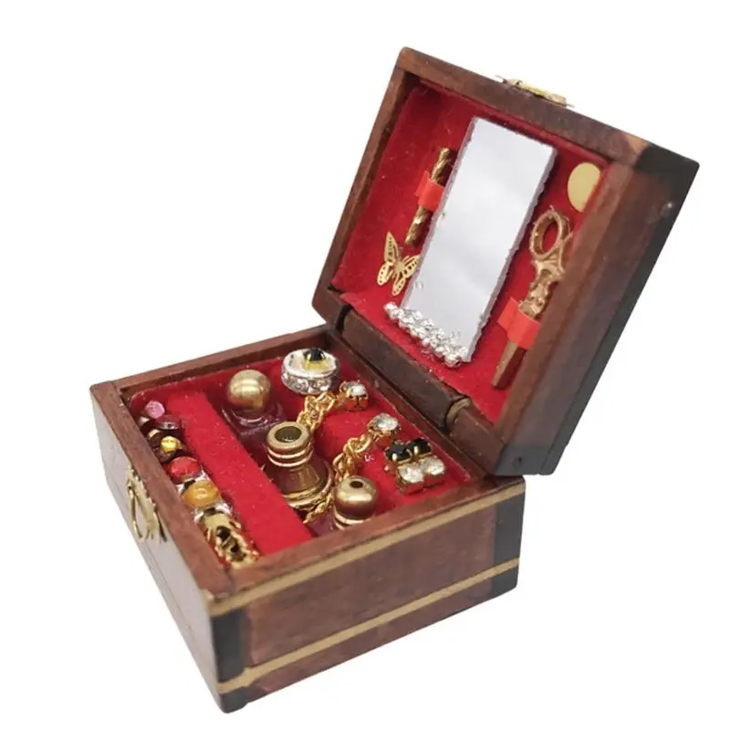 1/12 Mini Dollhouse Miniature Accessories Jewelry Box Model House Furniture Kids Pretend Play Toy
1/12 Mini Dollhouse Miniature Accessories Jewelry Box Model House Furniture Kids Pretend Play Toy
