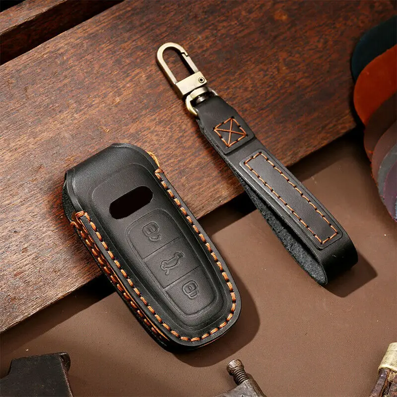 Genuine Leather Key Fob Protector Cover Case For Audi A6L A8L A6 A7 A8 key 2019 2020 Car Accessories Fob Cover Keychain
Genuine Leather Key Fob Protector Cover Case For Audi A6L A8L A6 A7 A8 key 2019 2020 Car Accessories Fob Cover Keychain