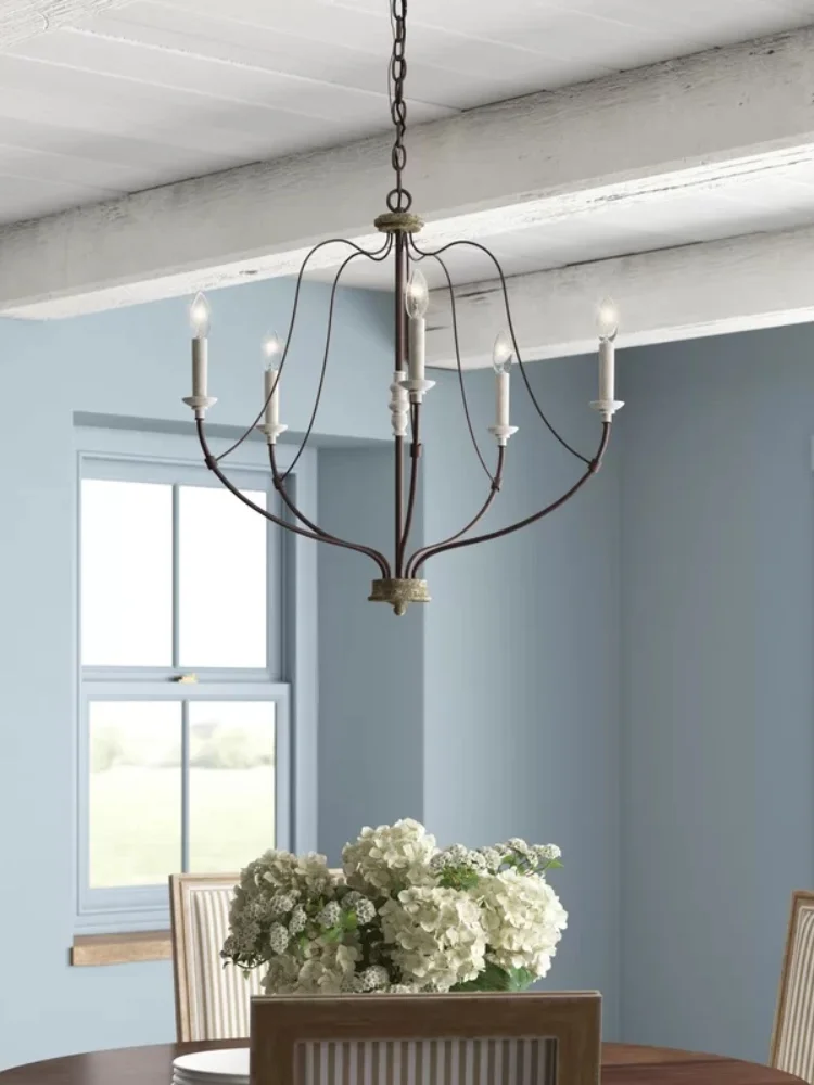 French Style Retro Iron Art Simple Bed & Breakfast Bedroom Chandelier Hotel Hallway Corridor Light Cafe Decorative Chandelier
French Style Retro Iron Art Simple Bed & Breakfast Bedroom Chandelier Hotel Hallway Corridor Light Cafe Decorative Chandelier