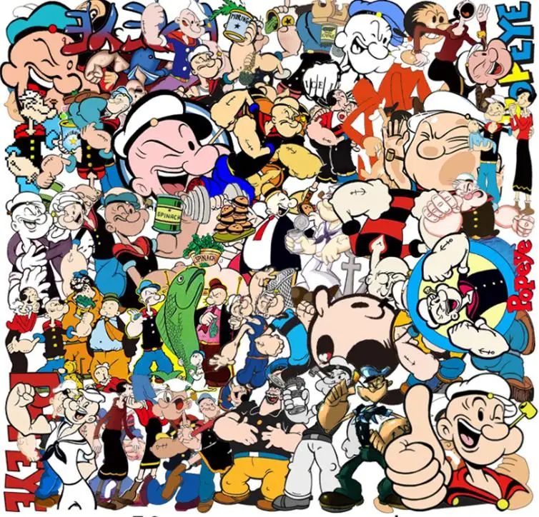 10/30/50pcs Popeye Anime Graffiti Sticker Retro Funny Cartoon Stickers Scooter Kids Toys Diy Car Laptop Decal Decor Stickers
10/30/50pcs Popeye Anime Graffiti Sticker Retro Funny Cartoon Stickers Scooter Kids Toys Diy Car Laptop Decal Decor Stickers