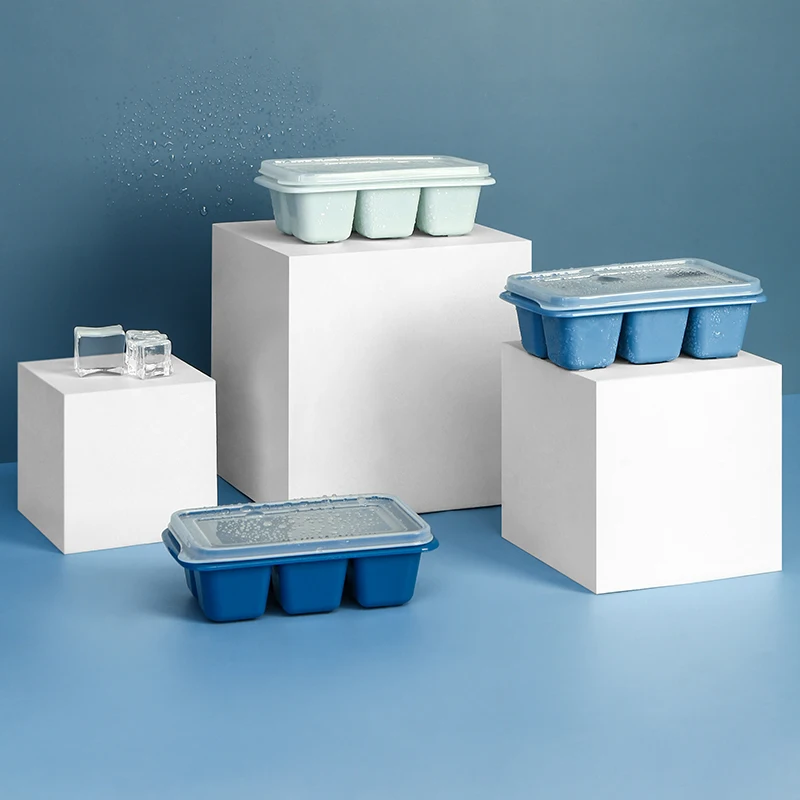 3PCS Food Grade Silicone Ice Tray 6 Mini Cube Silicone Ice Cube Square Tray Mold Mould Non-toxic Durable 
3PCS Food Grade Silicone Ice Tray 6 Mini Cube Silicone Ice Cube Square Tray Mold Mould Non-toxic Durable