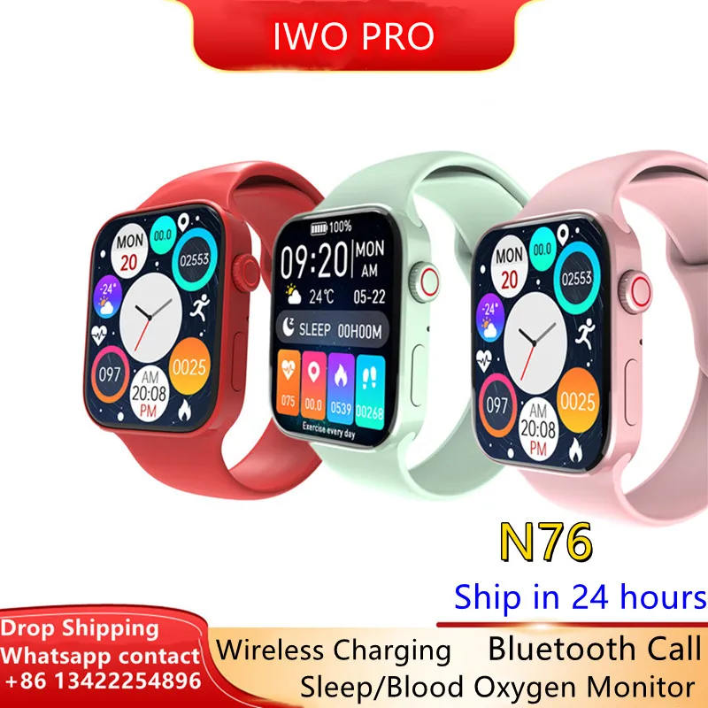 NEW N76 PRO Series 7 1.75 inch Smart Watch Bluetooth Call Men Women Heart Rate ECG Wireless Charging Smart Watch for Android IOS
NEW N76 PRO Series 7 1.75 inch Smart Watch Bluetooth Call Men Women Heart Rate ECG Wireless Charging Smart Watch for Android IOS
