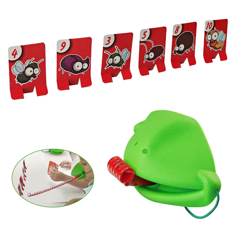 Tongue Frog Mask Chameleon Lizard Board Game Toy Sticking Tongue Funny Family Party Multiplayer Gift
Tongue Frog Mask Chameleon Lizard Board Game Toy Sticking Tongue Funny Family Party Multiplayer Gift
