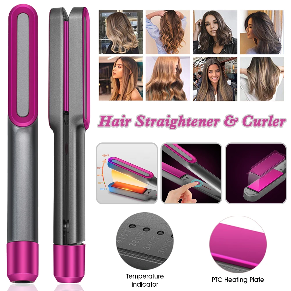Infrared Steam Hair Straightener Two-in-one Flat Iron Five-speed Temper with 2 Inch Wide Ceramic Plate Heating Curling Rod
Infrared Steam Hair Straightener Two-in-one Flat Iron Five-speed Temper with 2 Inch Wide Ceramic Plate Heating Curling Rod